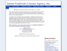 Tablet Screenshot of jeannefredericks.com